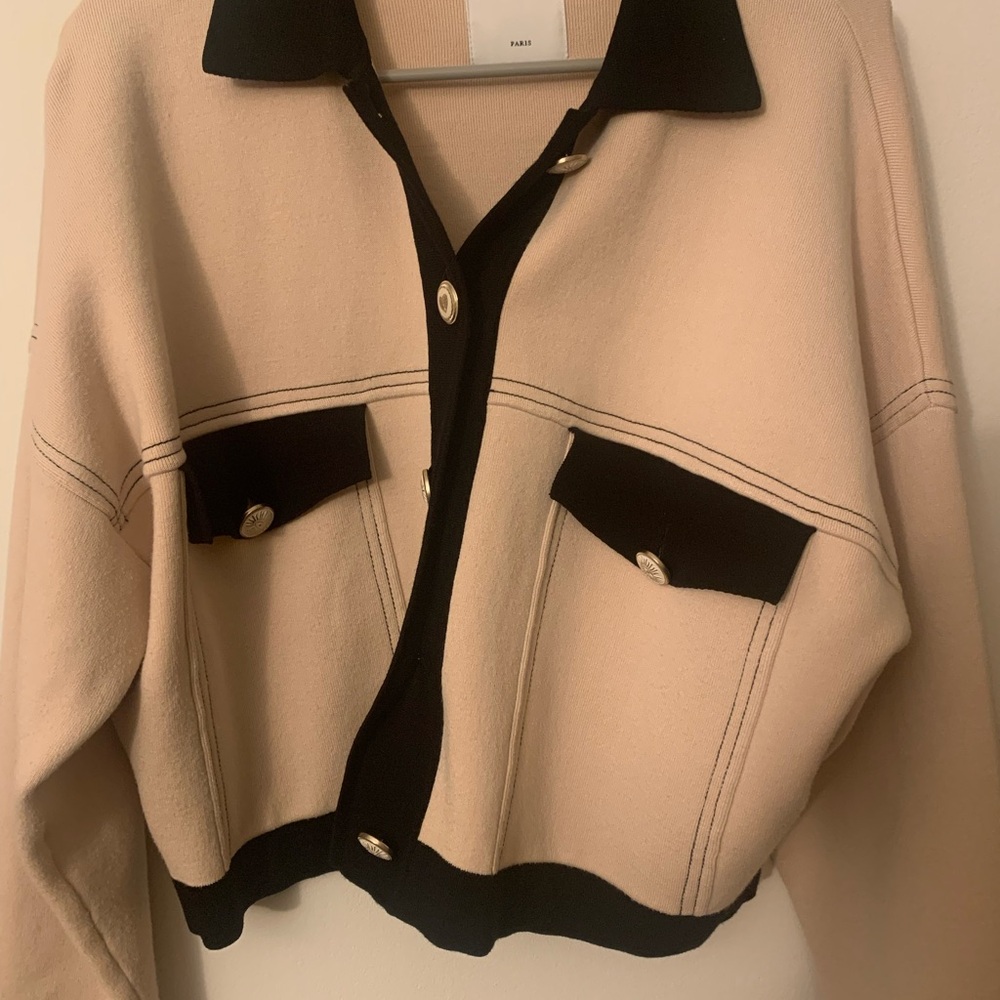 Sandro cher crop cardigan - Picture 2 of 5